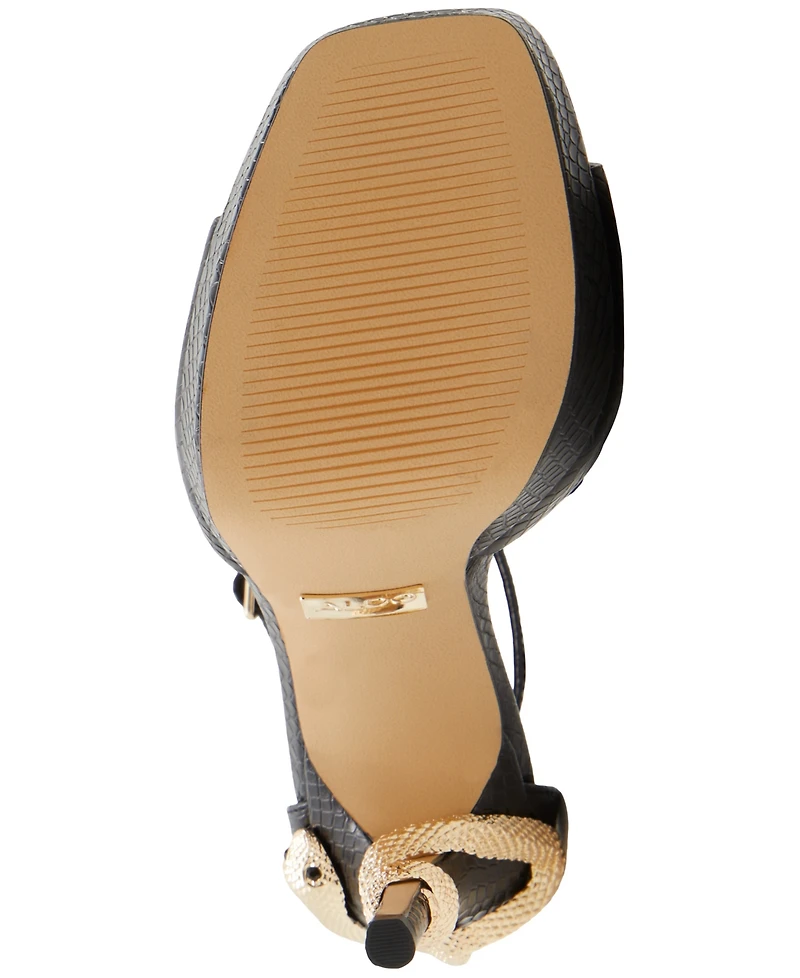 Aldo Women's Medusa Two-Piece Snake Stiletto Sandals