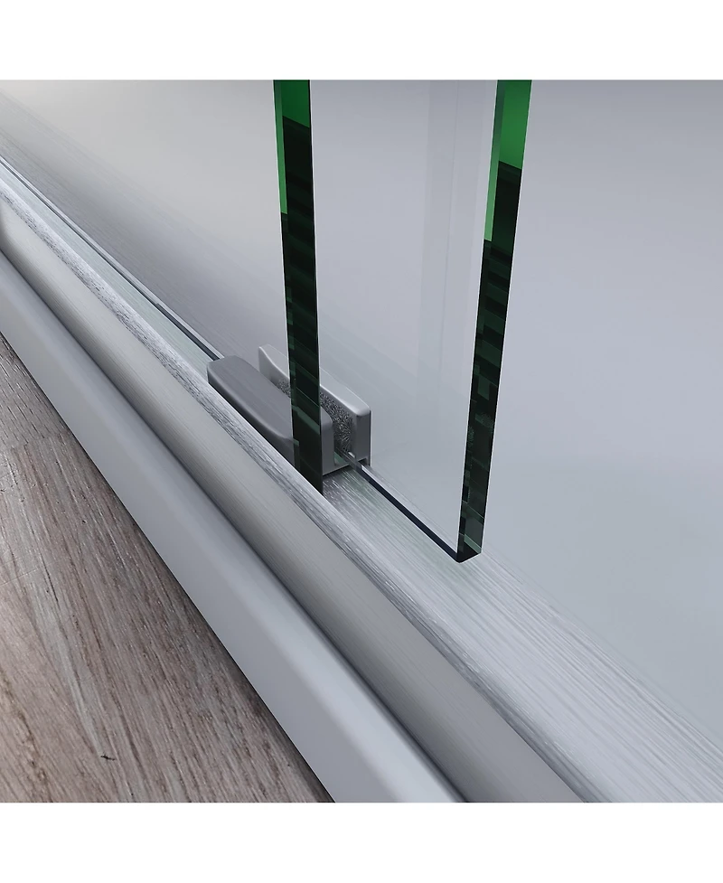 Streamdale 50-54in Sliding Shower Doors with Safety Glass and Easy Assembly