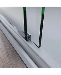 Streamdale 50-54in Sliding Shower Doors with Safety Glass and Easy Assembly
