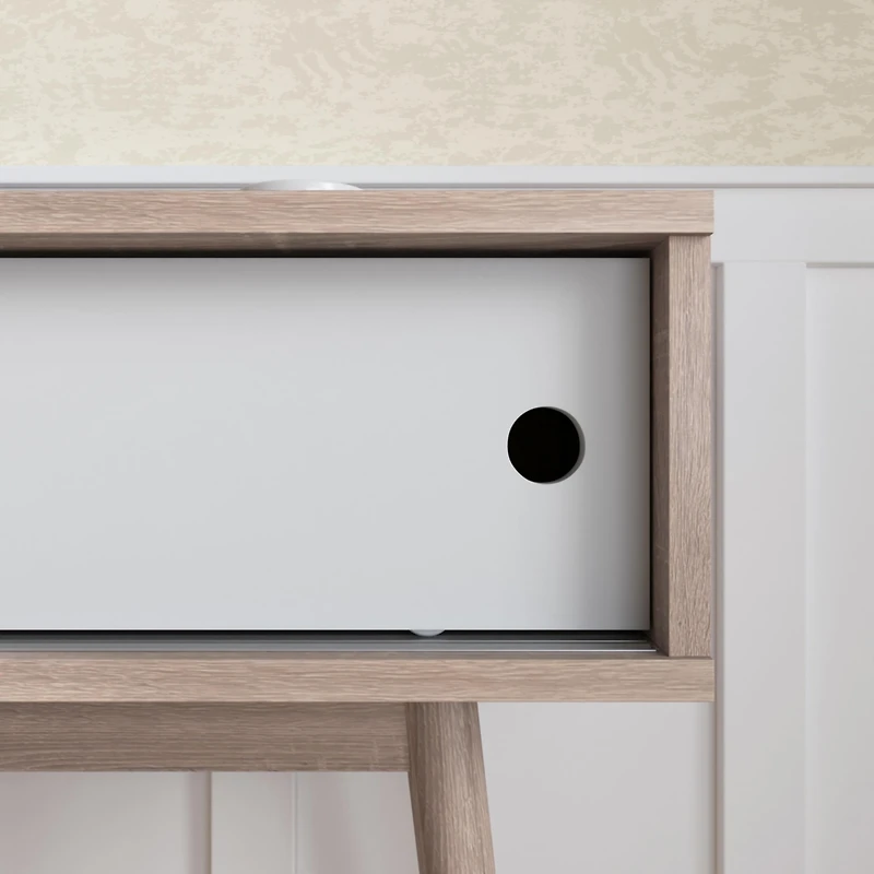 Streamdale Modern Writing Desk with Ample Workspace, Storage, and Stylish Design