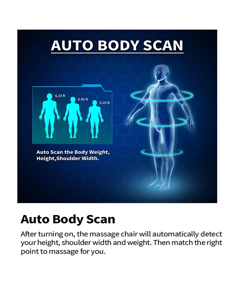 Streamdale Furniture Revolutionary 2D Zero-Gravity Robotic Massage Chair with Innovative 4-Wheel Navigation