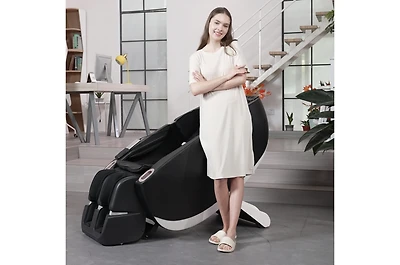 Streamdale Furniture Revolutionary 2D Zero-Gravity Robotic Massage Chair with Innovative 4-Wheel Navigation