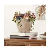 Faux Succulent Potted Plant