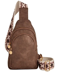 Style & Co Webbing Strap Small Sling Bag, Exclusively at Macy's