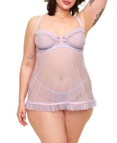 Adore Me Plus Tayla Babydoll Lingerie