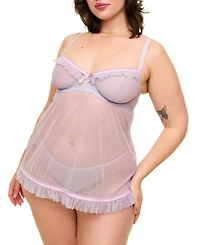 Adore Me Plus Tayla Babydoll Lingerie