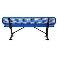 Streamdale 6 Ft. Outdoor Steel Bench With Backrest