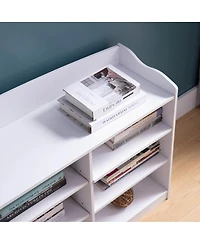 Simplie Fun Shoe Bench White