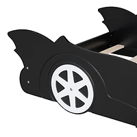 Streamdale Twin Race Car-Shaped Platform Bed With Wheels