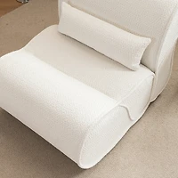 Streamdale Comfortable Velvet Recliner with Waist Pack Padding