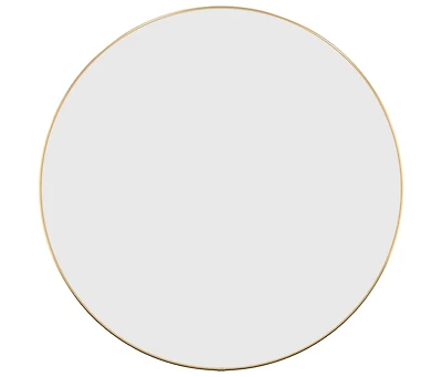 vidaXL Wall Mirror Gold 23.6" Round