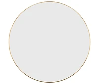 vidaXL Wall Mirror Gold 23.6" Round