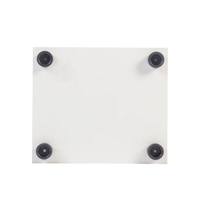 Streamdale Furniture 4 Shelves Glass Cabinet Glass Display Cabinet With One Door, White