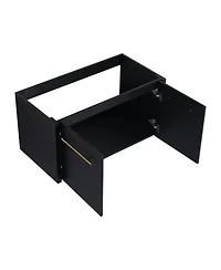 36 Inch Wall-mounted Bathroom Vanity (Only the Cabinet Body, No Top Sink