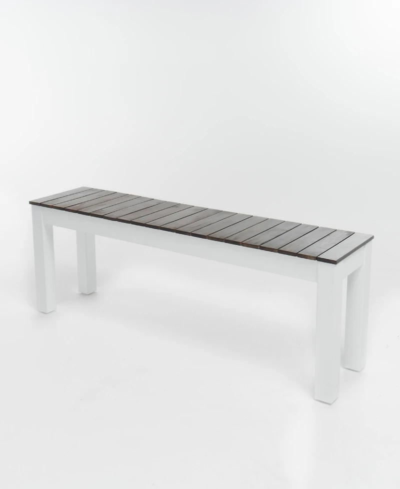 Simplie Fun Bali Acacia Wood Picnic Bench (Set Of 2)
