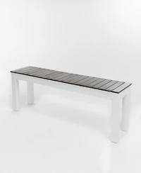 Simplie Fun Bali Acacia Wood Picnic Bench (Set Of 2)
