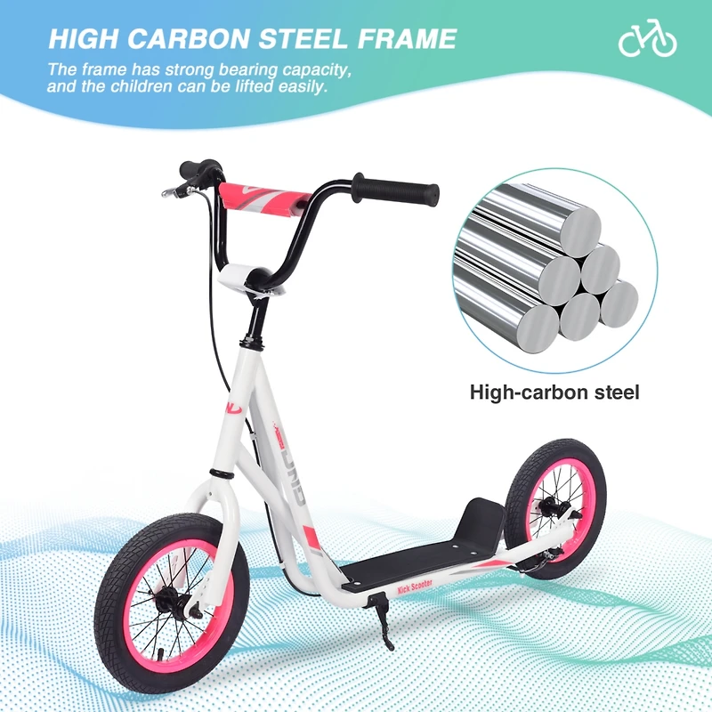 Streamdale Premium Kick Scooter, Adjustable, 12" Wheels