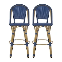 Streamdale Stylish and Durable Aluminum Barstool Set for Outdoor Enjoyment