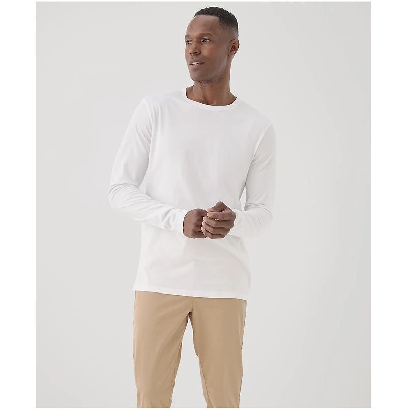 Pact Men's Organic Cotton Softspun Long Sleeve Tee