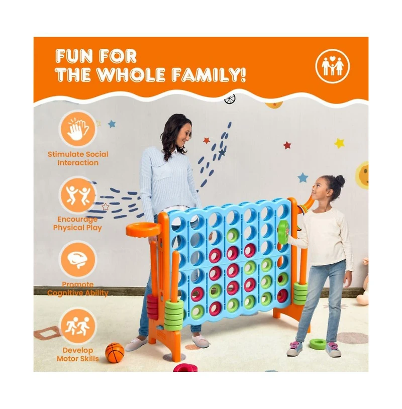 2.5 Feet 4-to-Score Giant Game Set