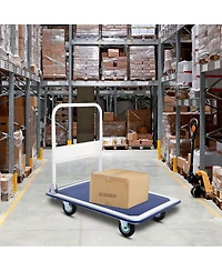 Skonyon 660 Pounds Folding Platform Cart Dolly Hand Truck