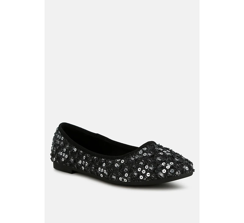 Sujet Sequin Ballet Flats Women