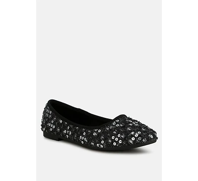 Sujet Sequin Ballet Flats Women