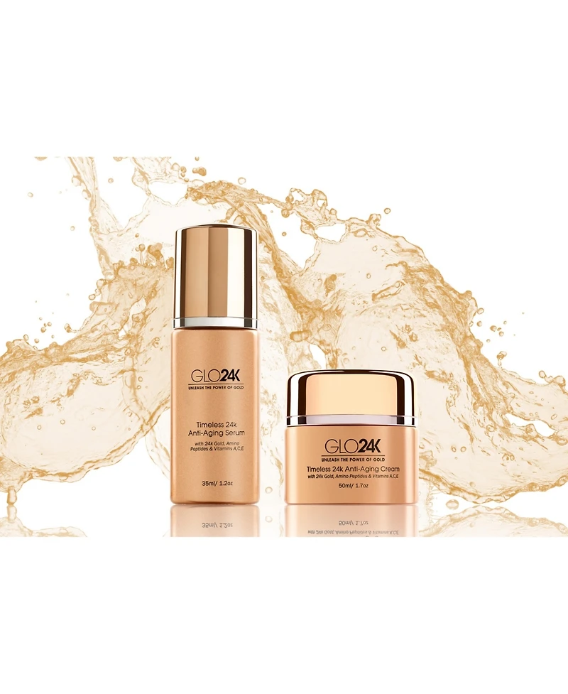 GLO24K Anti-Aging Cream and Serum