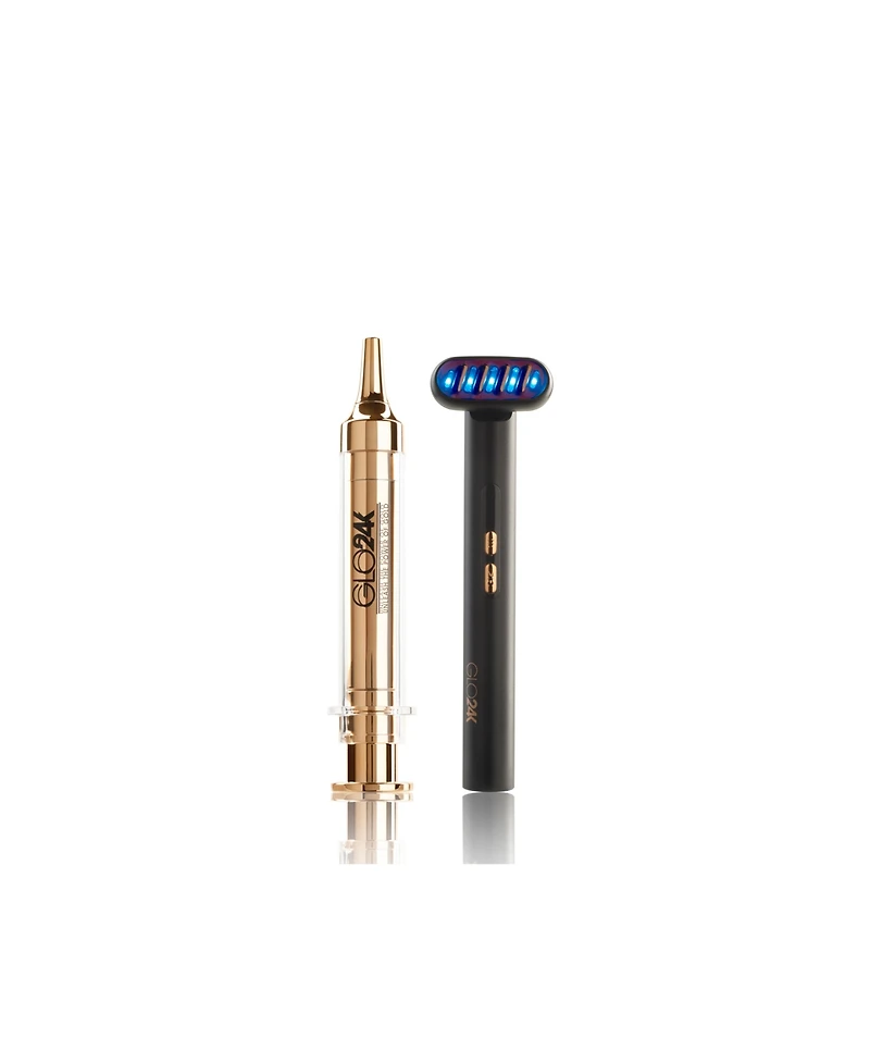 GLO24K 6-in-1 Beauty Therapy Wand for the Face, Eyes & Neck and Express Non-Surgical