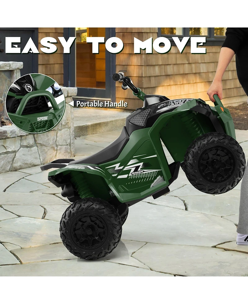 Skonyon 12V Kids Ride On Atv with High/Low Speed and Comfortable Seat