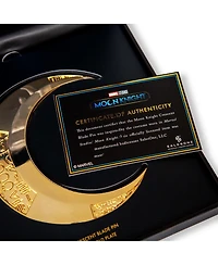 Marvel Studios Moon Knight 14KT Gold Crescent Blade Replica Limited Edition Enamel Pin Sdcc 2022 Exclusive | Metal Brooch Badge Accessories For Backpa