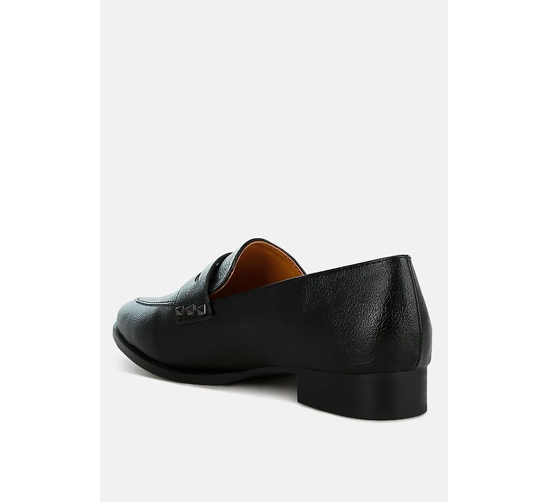 Potania Penny Strap Metallic Loafers