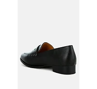 Potania Penny Strap Metallic Loafers