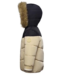 Rokka&Rolla Toddler Boys Fleece Lined Puffer Jacket Coat 2T-5T