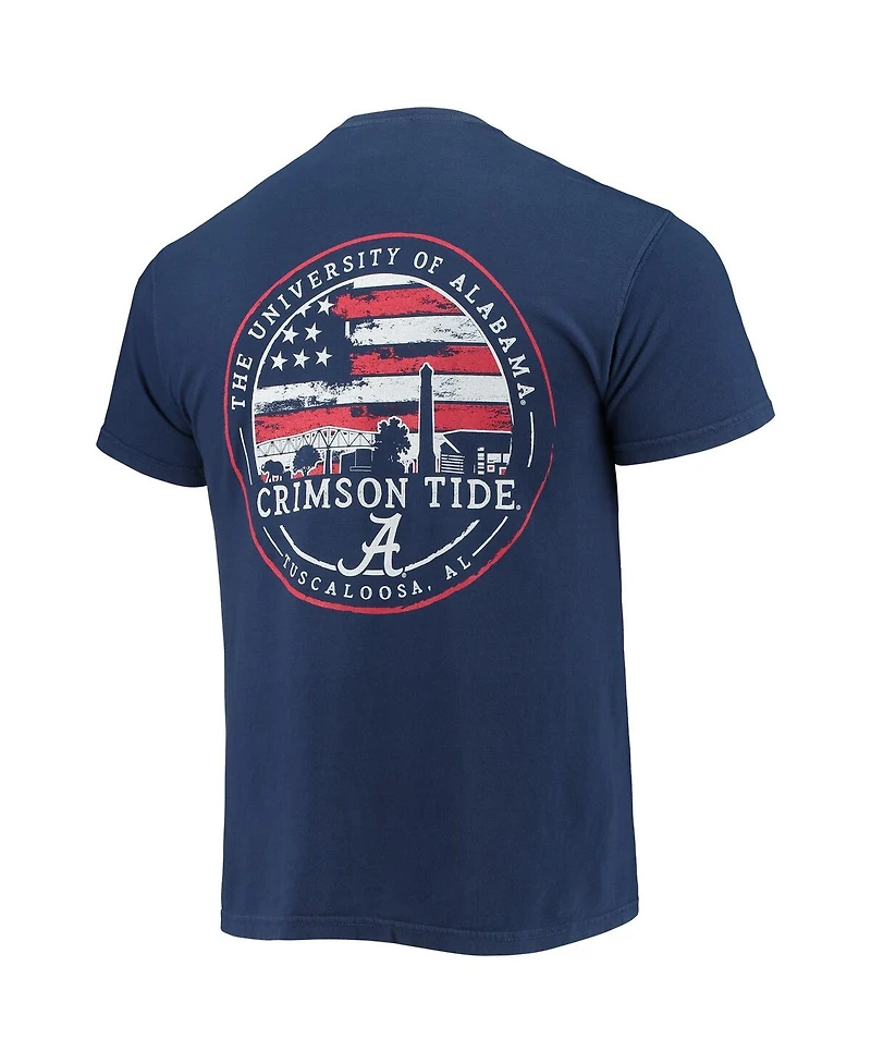 Image One Men's Navy Alabama Crimson Tide Campus Americana T-Shirt