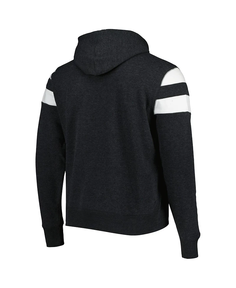 '47 Brand Men's Heathered Black New Orleans Saints Premier Nico Pullover Hoodie