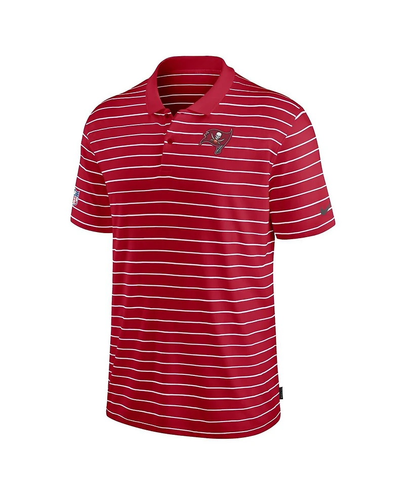Nike Men's Red Tampa Bay Buccaneers Sideline Lock Up Victory Performance Polo