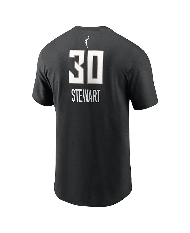 Nike Men's and Women's Breanna Stewart Black New York Liberty Explorer Edition Name Number T-Shirt