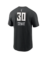Nike Men's and Women's Breanna Stewart Black New York Liberty Explorer Edition Name Number T-Shirt