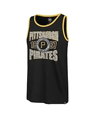 '47 Brand Men's Black Pittsburgh Pirates Upload Franklin Tank Top