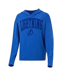 Concepts Sport Women's Blue Tampa Bay Lightning Volley Pullover Hoodie