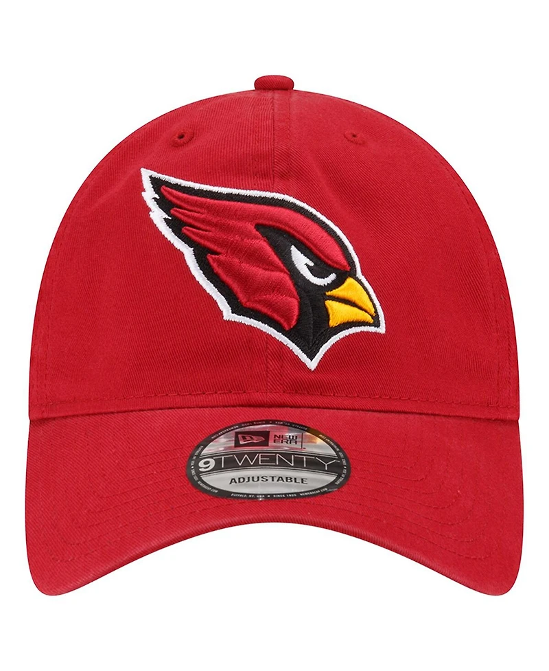 New Era Men's Cardinal Arizona Cardinals Distinct 9TWENTY Adjustable Hat