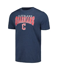 Concepts Sport Men's Charcoal/Navy Cleveland Guardians Meter T-Shirt Pants Sleep Set