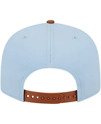 New Era Men's Light Blue/Brown Brooklyn Nets 2-Tone Color Pack 9FIFTY Snapback Hat