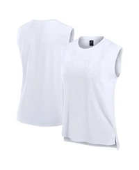 Fanatics Women's White Buffalo Bills Studio Gym Tank Top