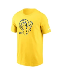 Nike Men's Gold Los Angeles Rams Faded Essential T-Shirt