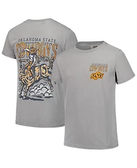 Image One Big Boys and Girls Gray Oklahoma State Cowboys Hyperlocal Comfort Colors T-Shirt