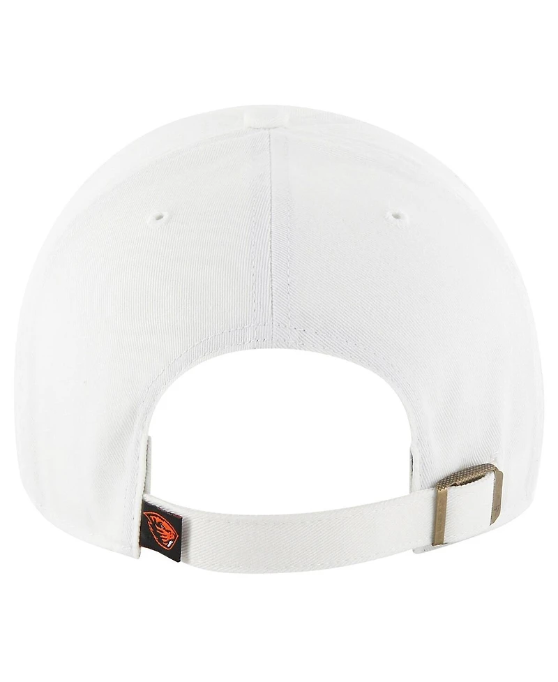 '47 Brand Men's White Oregon State Beavers Clean Up Adjustable Hat