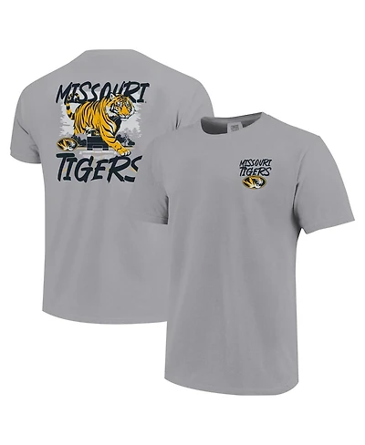 Image One Big Boys and Girls Gray Missouri Tigers Hyperlocal Comfort Colors T-Shirt