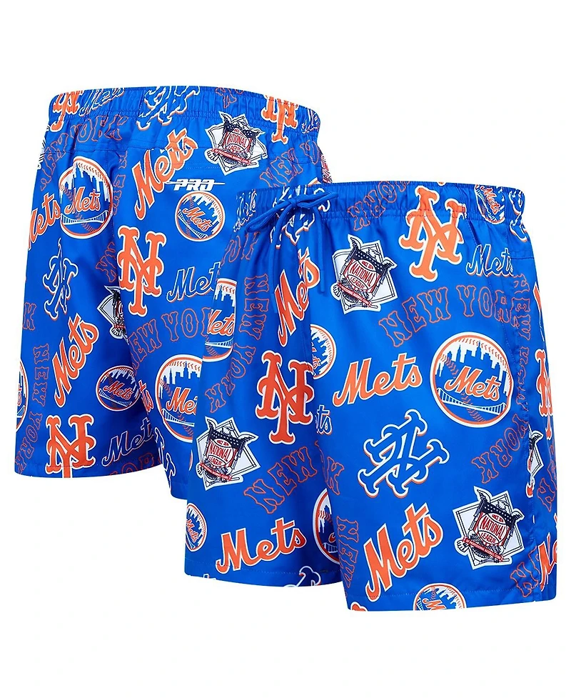 Pro Standard Men's Royal New York Mets Toss Logo Woven Shorts
